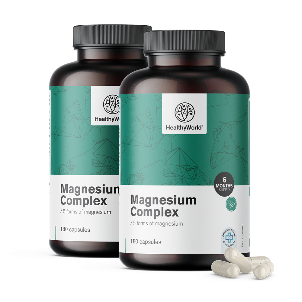 Kompleks magnezu z 5 formami magneza.