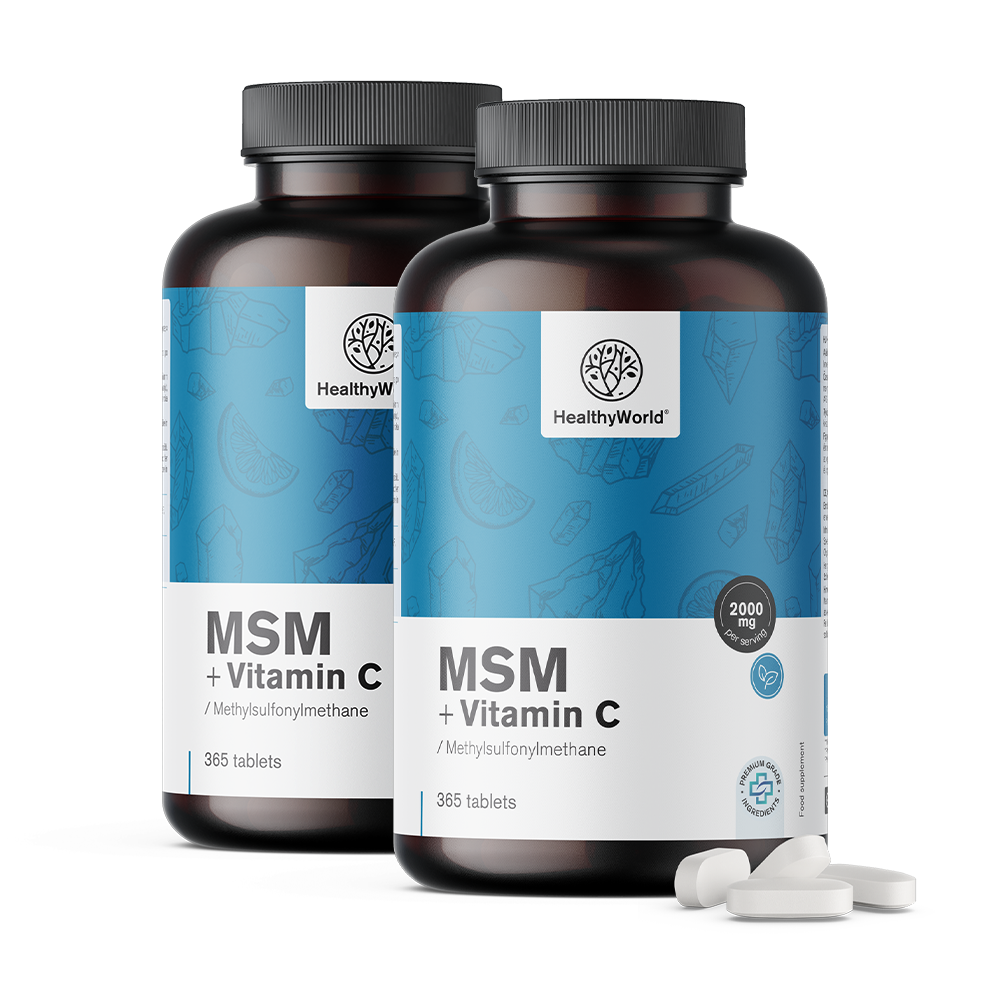 MSM 2000 mg - z witaminą CMSM 2000 mg - z witaminą C