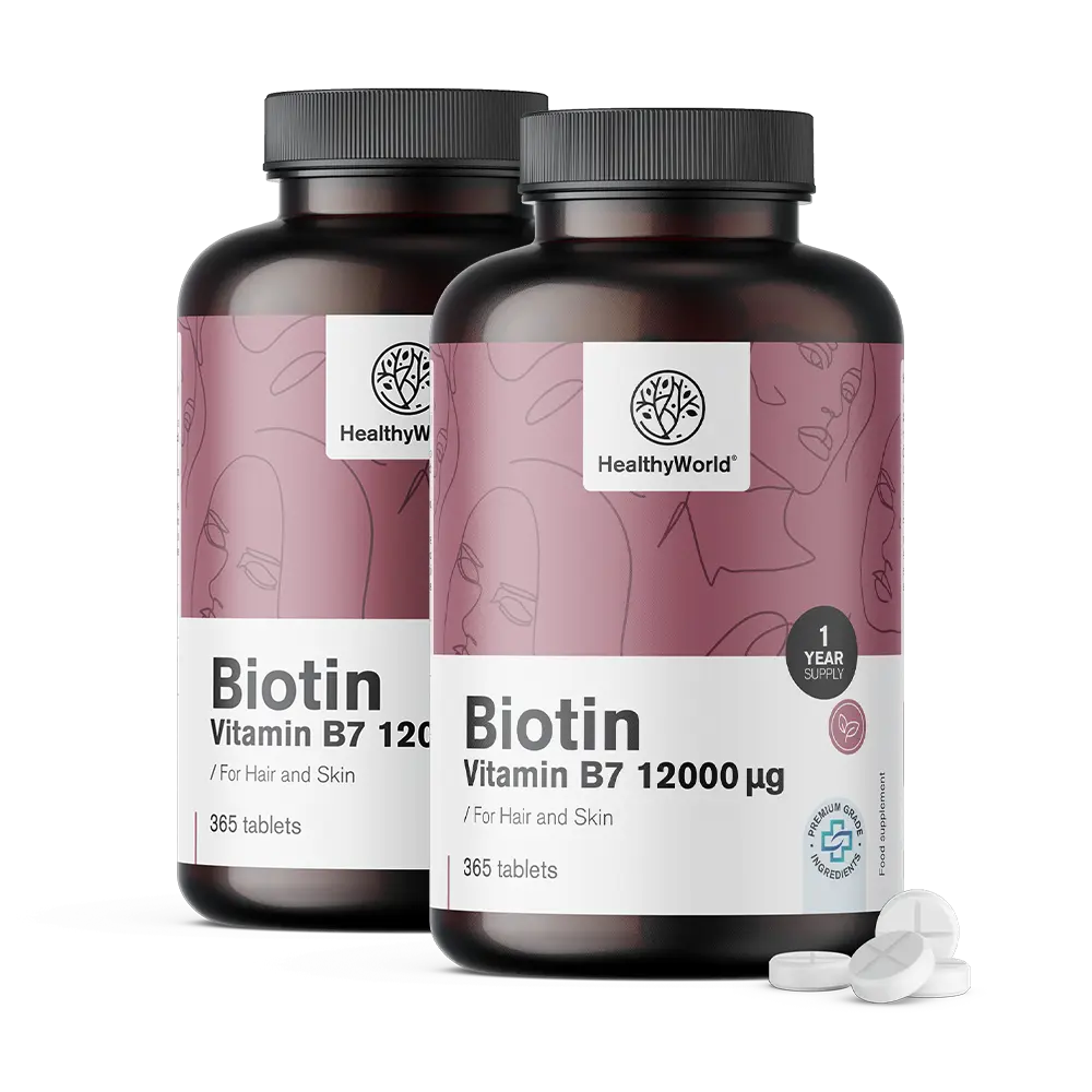 Biotyna 12000 µg w tabletkach