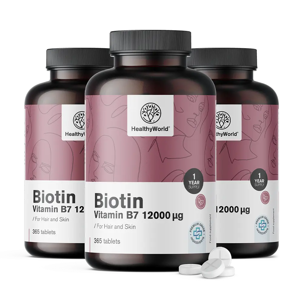 Biotyna 12000 µg w tabletkach