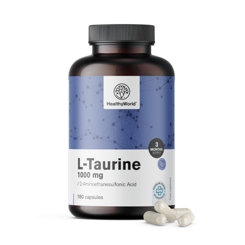 L-tauryna 1000 mg, 180 kapsułek