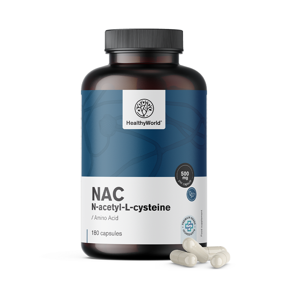 N-acetylocysteina, czyli NAC w kapsułkach