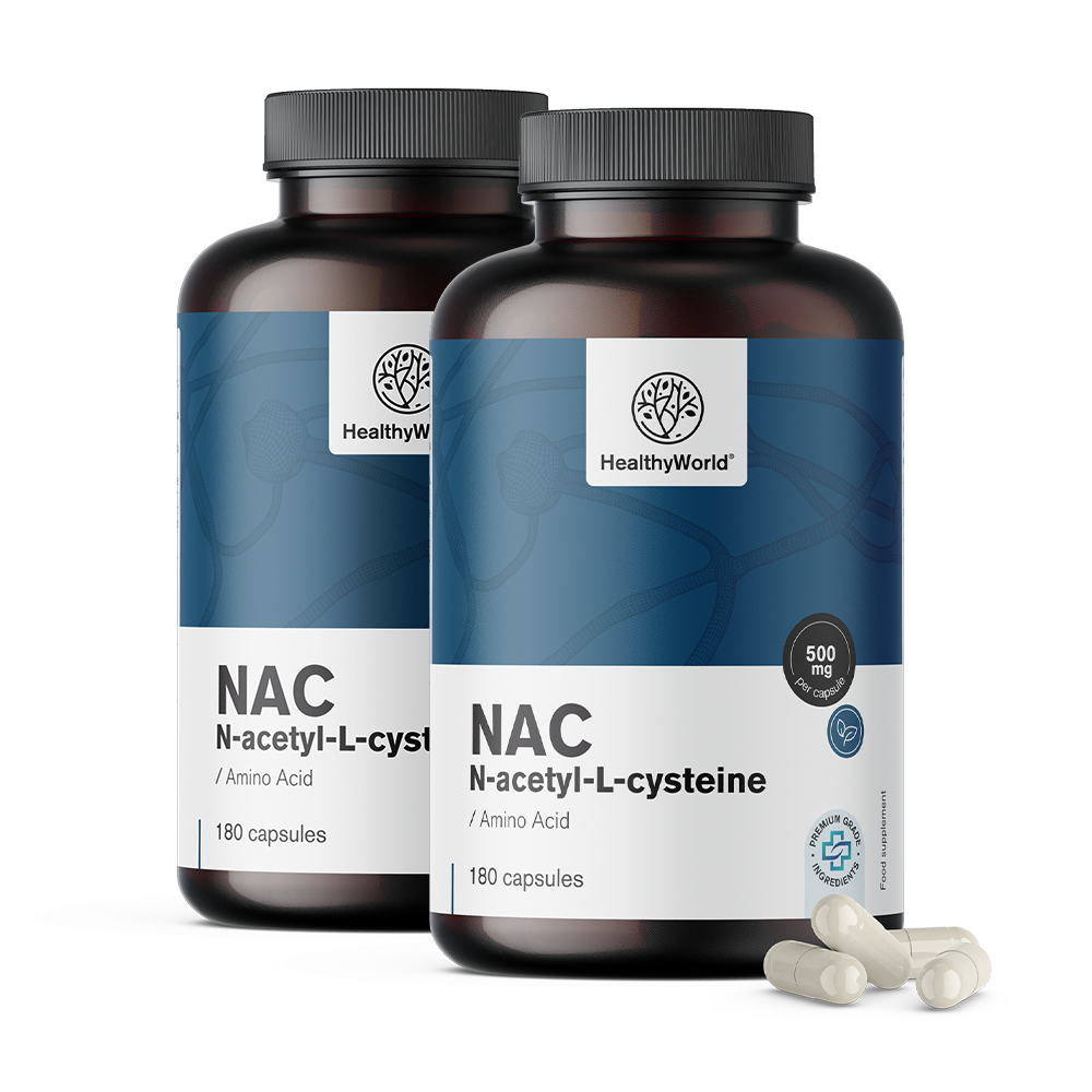 N-acetylocysteina, czyli NAC w kapsułkach