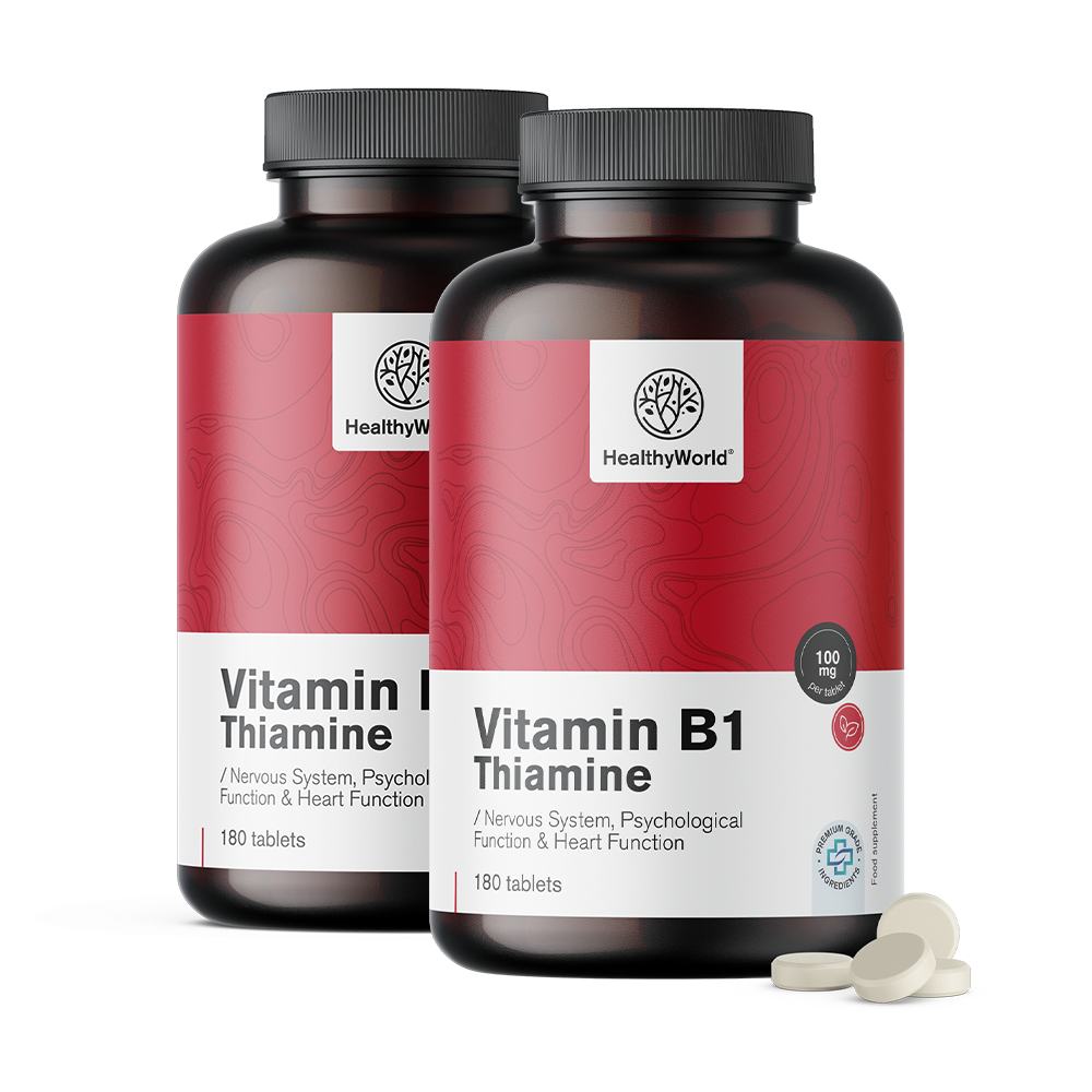 Witamina B1 - tiamina 100 mg w tabletkach.