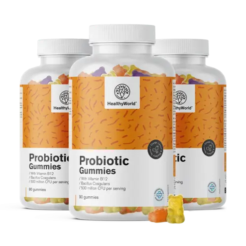 3x Probiotic – żelki z kulturami mikrobakteryjnymi, razem 270 żelek