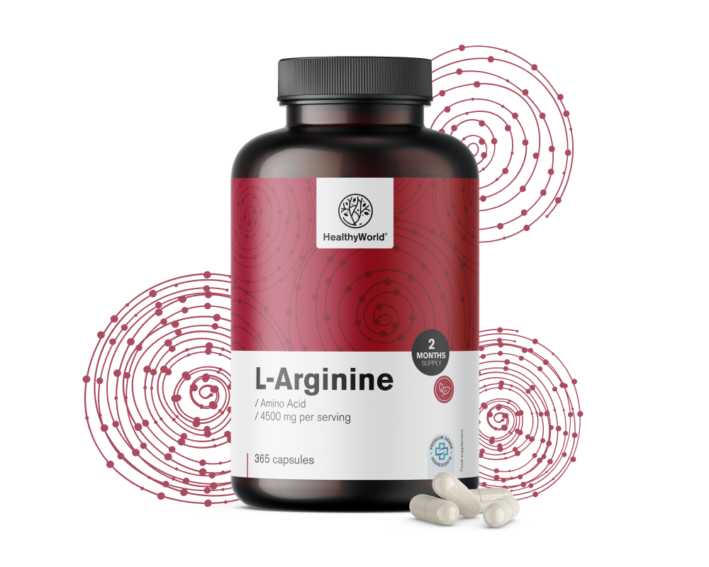 L-arginina HCL 4500 mg