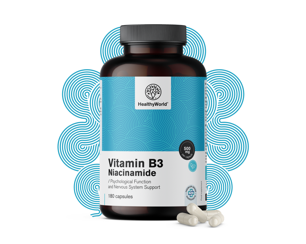 Witamina B3 500 mg – niacynamid