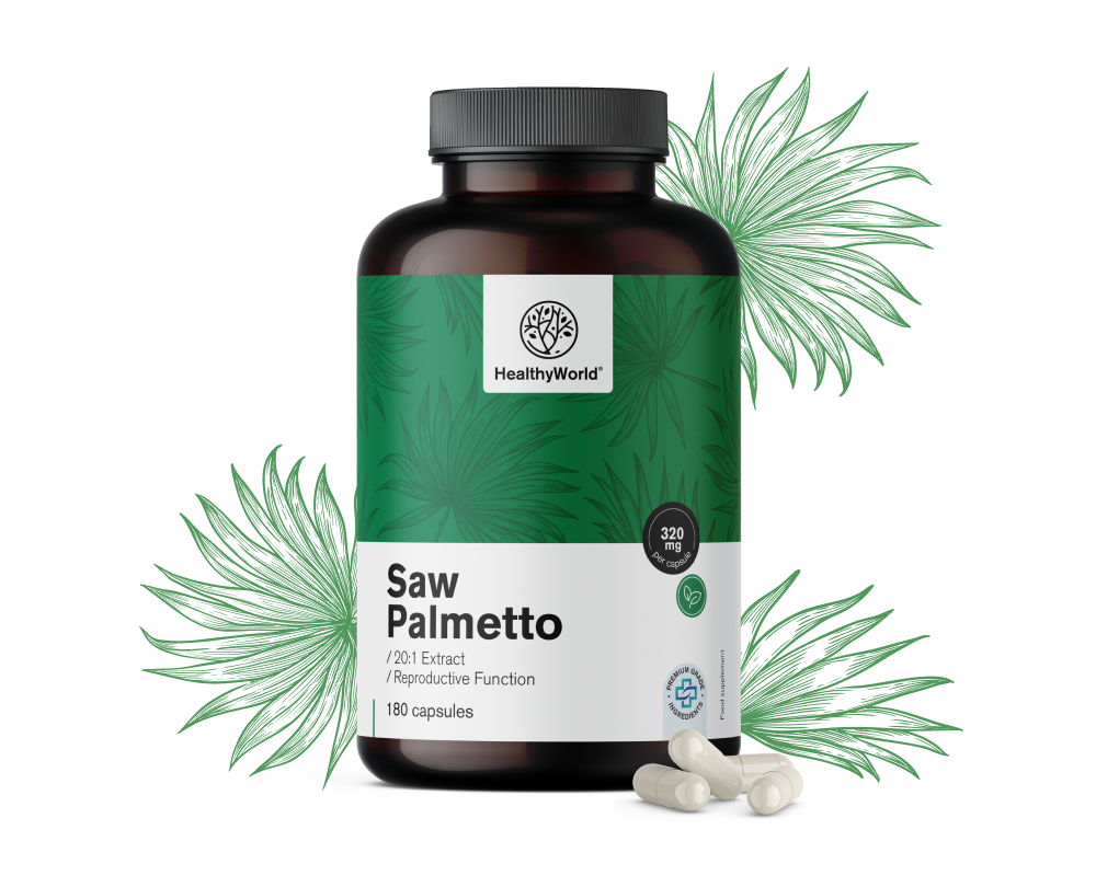 Saw Palmetto – Palma sabałowa 320 mg