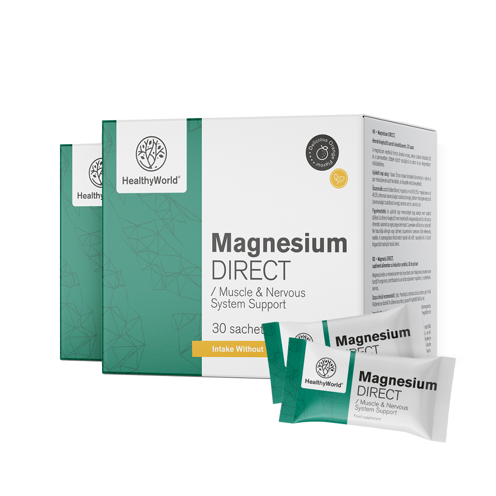 Magnez DIRECT 400 mg z aromatem pomarańczy