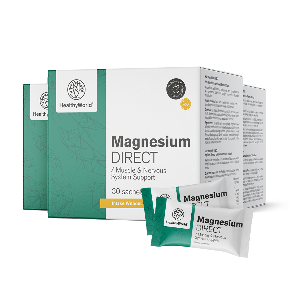 Magnez DIRECT 400 mg z aromatem pomarańczy