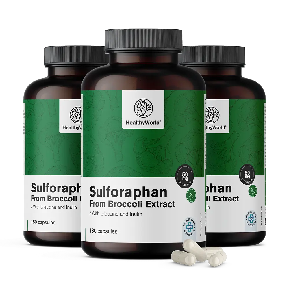 Sulforafan – z ekstraktu brokolija 50 mg