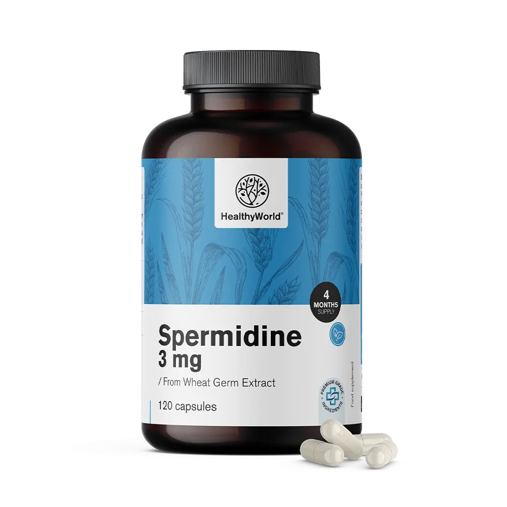 Spermidyna 3 mg - z ekstraktu klic pšenice.