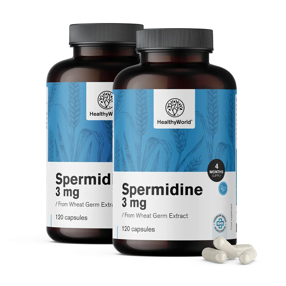 Spermidyna 3 mg - z ekstraktu klic pšenice.