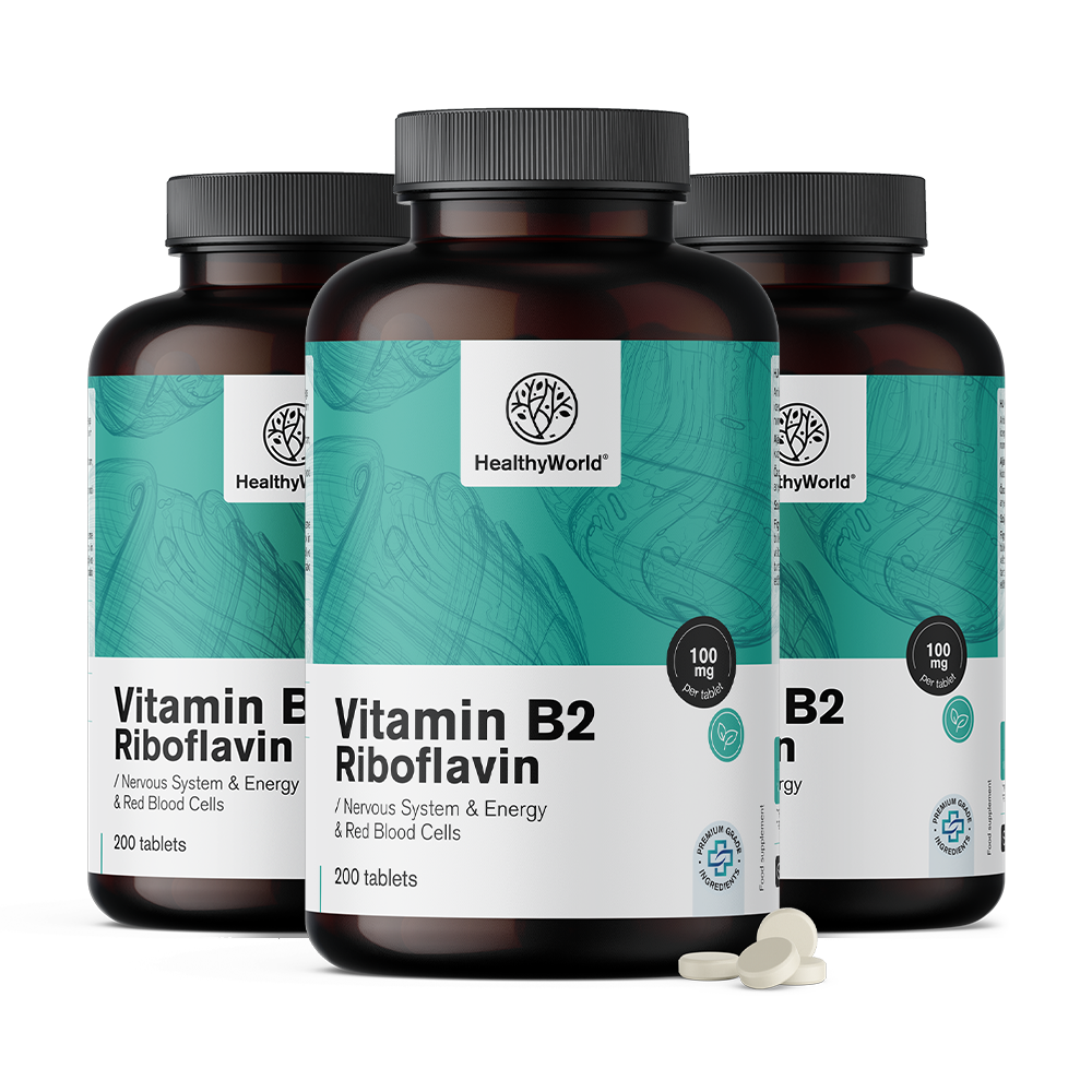 Witamina B2 - ryboflawina 100 mg