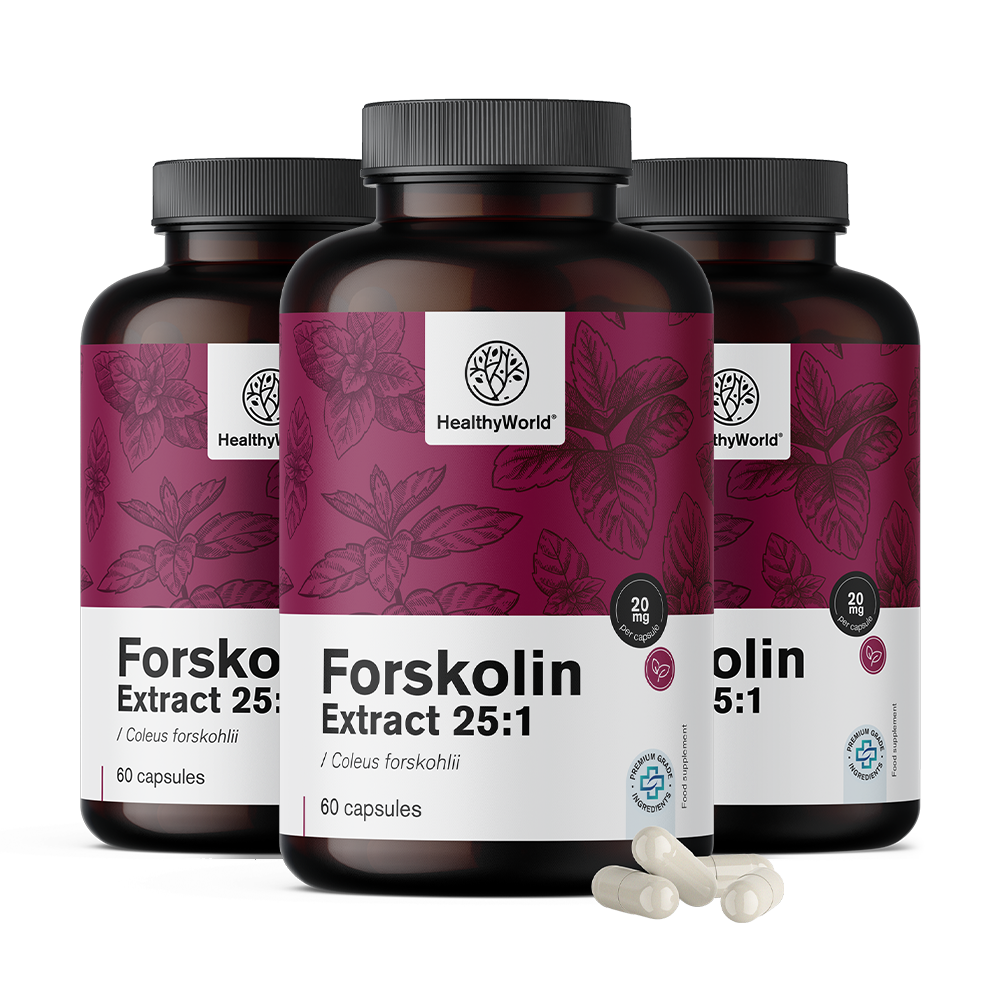 Forskolina – z ekstraktu z pokrzywy indyjskiej 20 mg