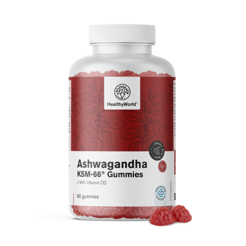 Ashwagandha KSM-66 300 mg, 60 żelek