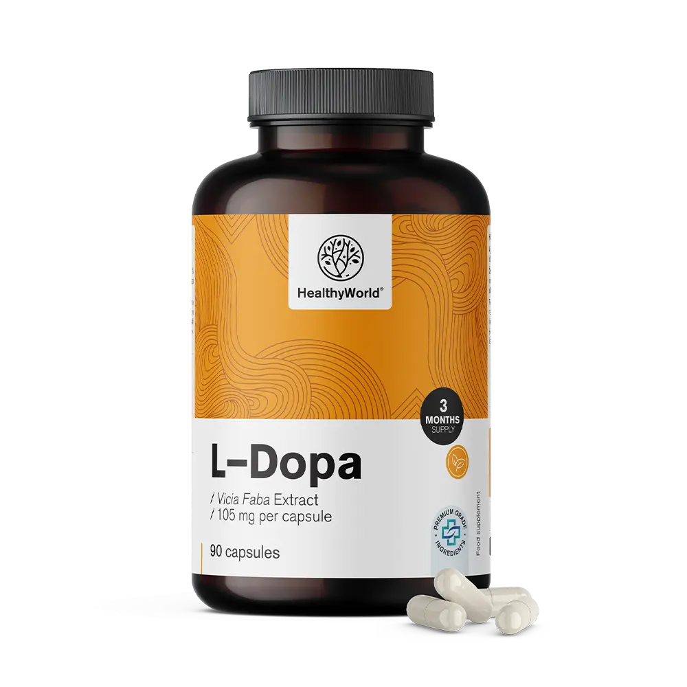 L-dopa 105 mg - z ekstraktu fižola
