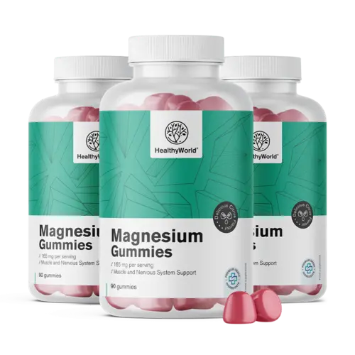 3x Magnez 165 mg, razem 270 żelek