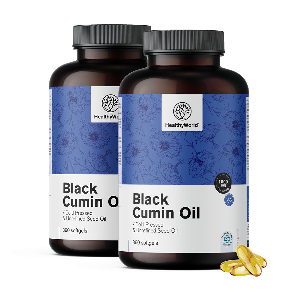 Nasiona czarnuszki 1000 mg