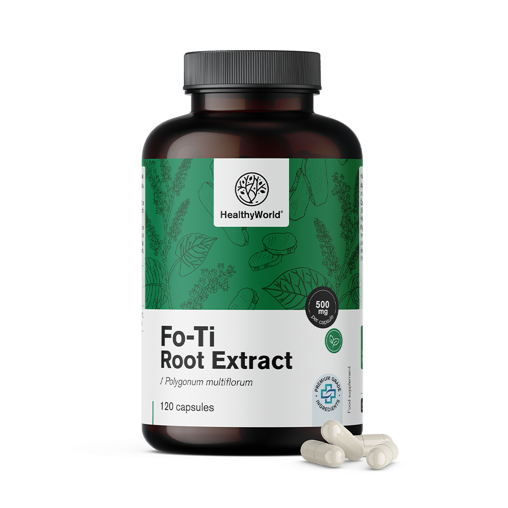 Fo-Ti (He Shou Wu) 500 mg - wyciąg 10:1Fo-Ti (He Shou Wu) 500 mg - ekstrakt 10:1