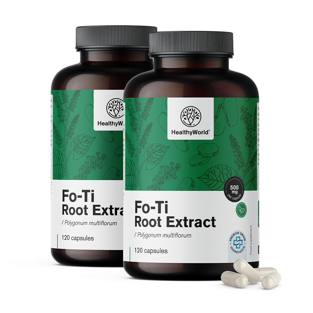 Fo-Ti (He Shou Wu) 500 mg - wyciąg 10:1Fo-Ti (He Shou Wu) 500 mg - ekstrakt 10:1