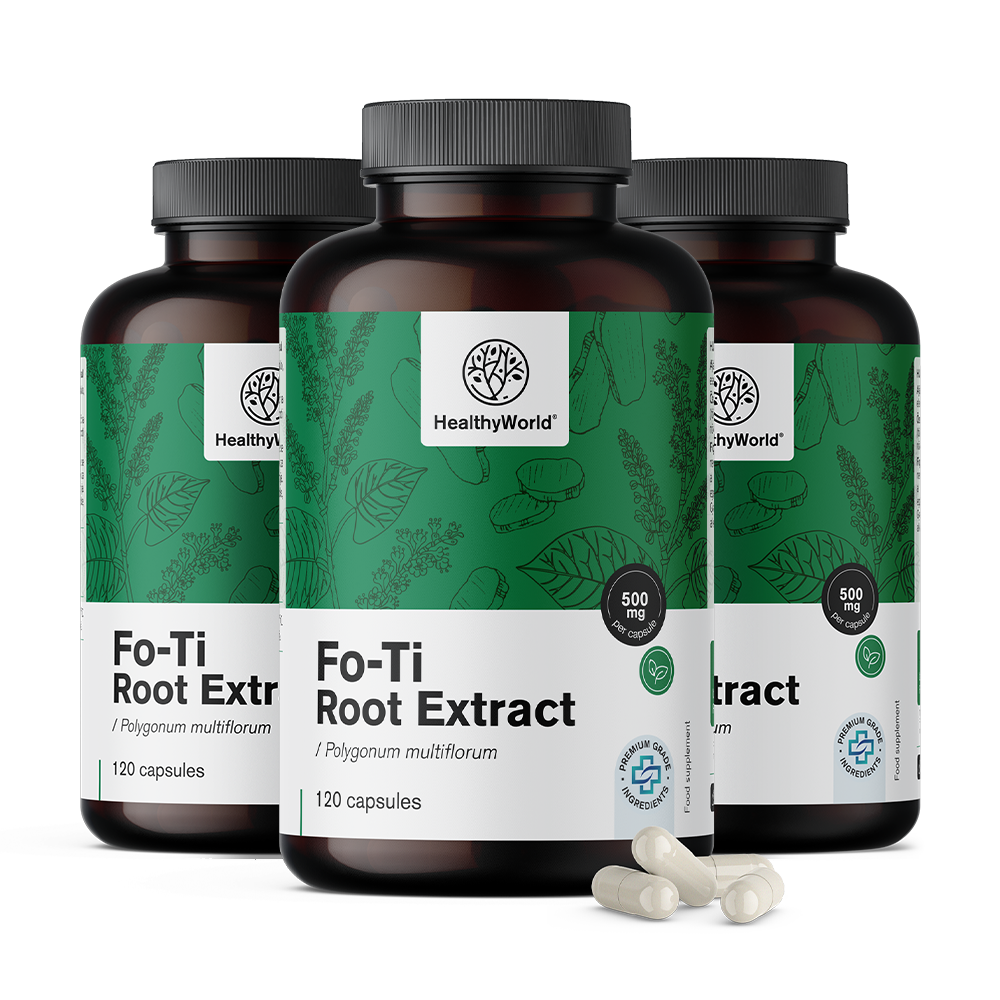 Fo-Ti (He Shou Wu) 500 mg - wyciąg 10:1Fo-Ti (He Shou Wu) 500 mg - ekstrakt 10:1