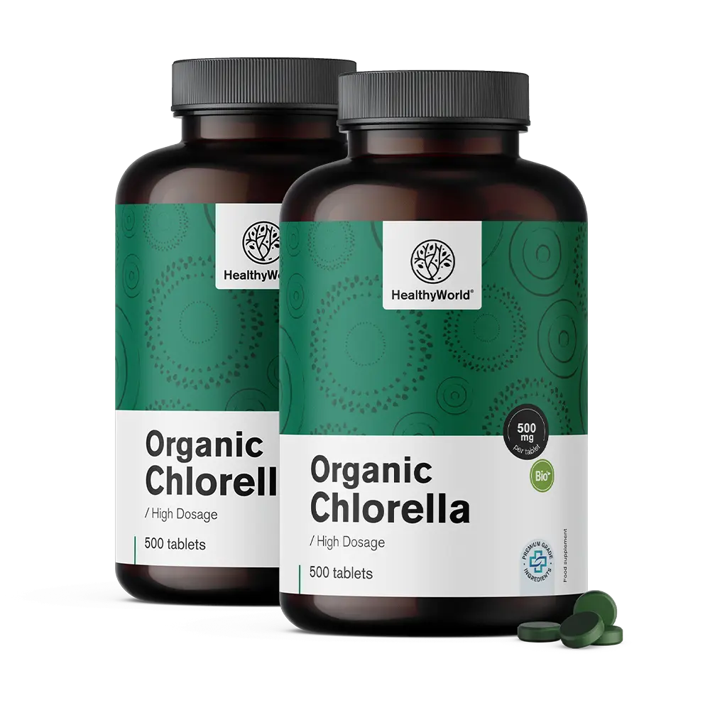 BIO Chlorella 500 mg. - BIO Chlorella 500 mg.