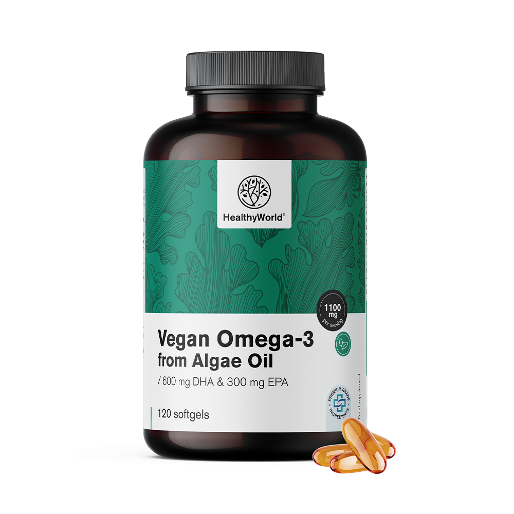 Omega-3 roślinne 1100 mg - z alg