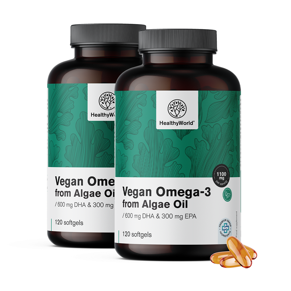 Omega-3 roślinne 1100 mg - z alg