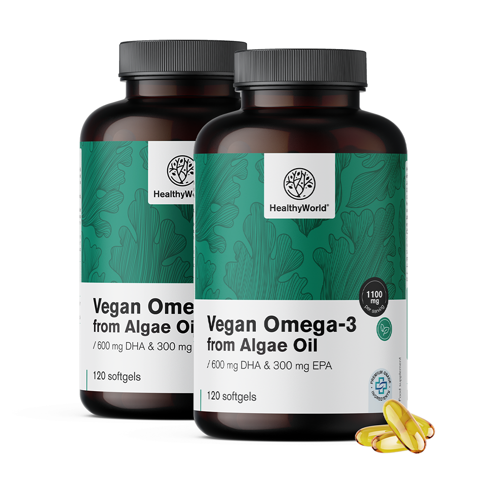 Omega-3 roślinne 1100 mg - z alg