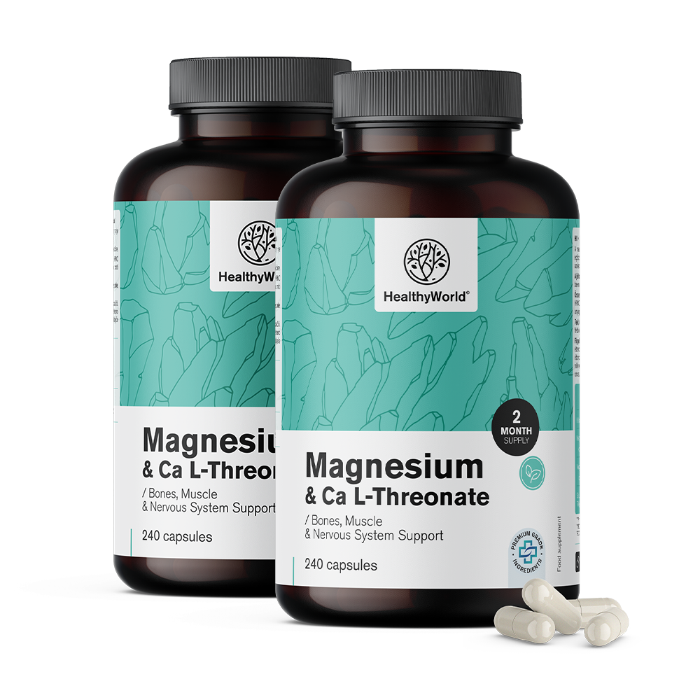 Magnez + Wapń L-Treonat.