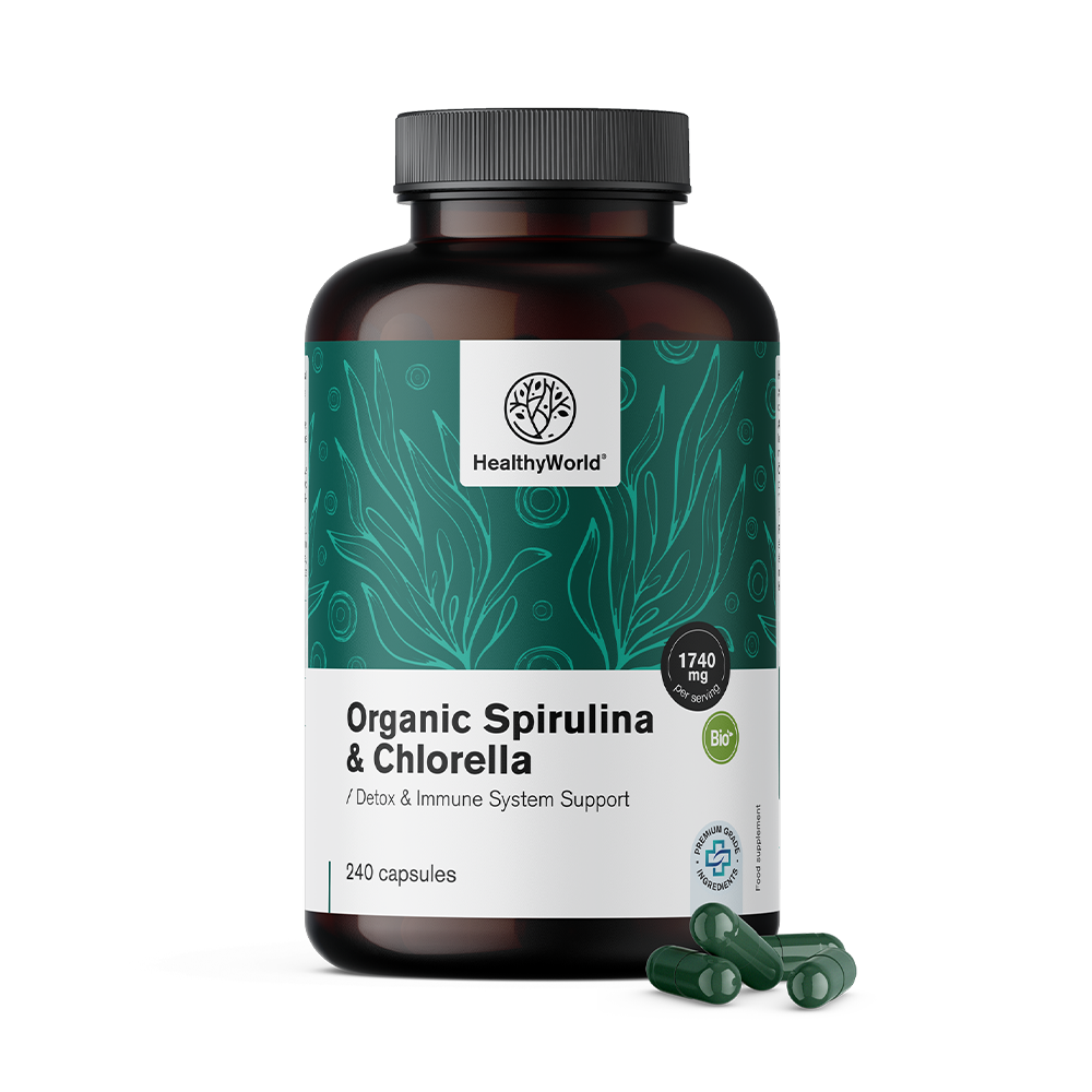 BIO Spirulina i chlorella.