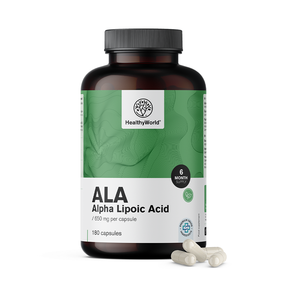 ALA - kwas alfa-liponowy 650 mg.