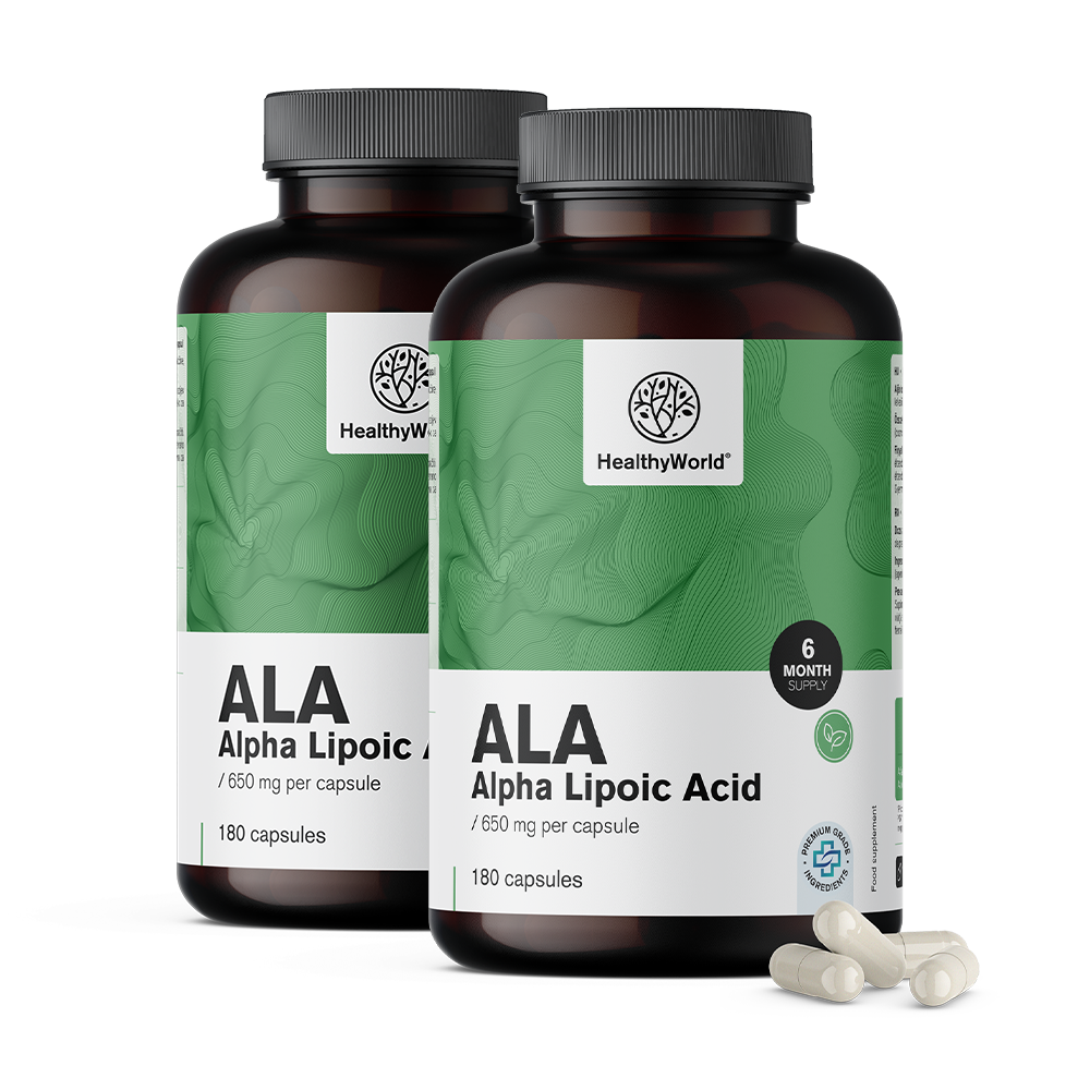ALA - kwas alfa-liponowy 650 mg.