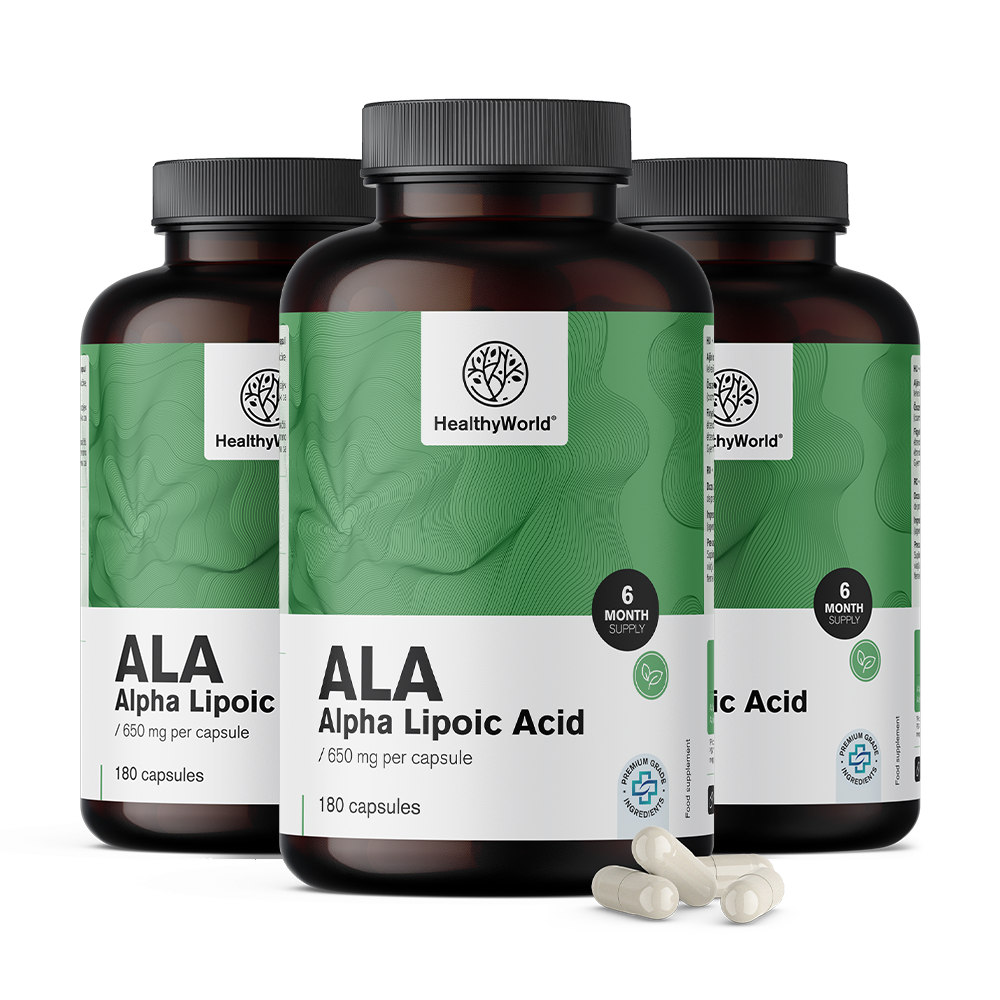 ALA - kwas alfa-liponowy 650 mg.