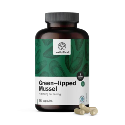 Omułek zielonowargowy 1500 mg, 360 kapsuł