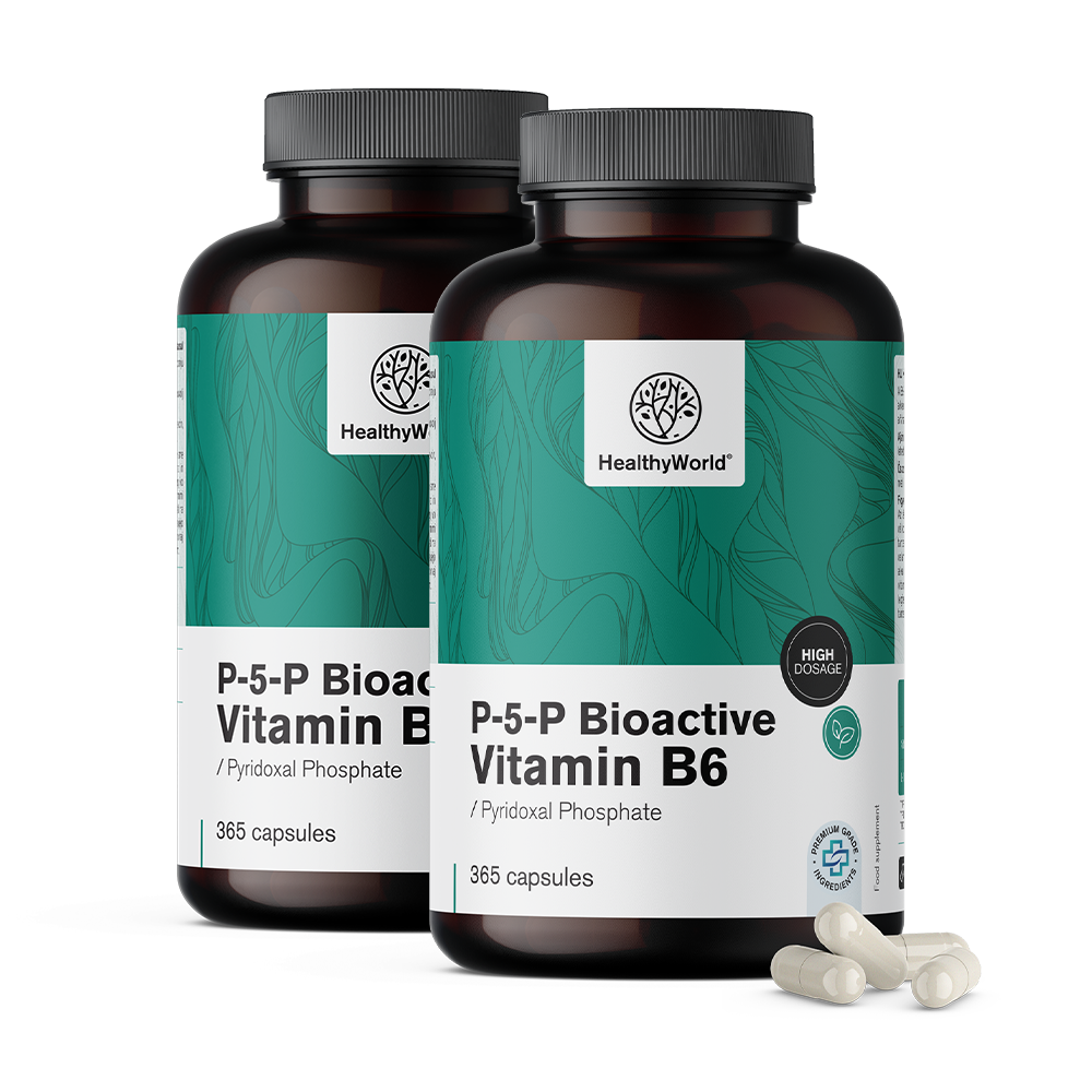 P-5-P - Aktywna forma witaminy B6.