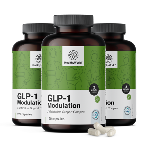 3x GLP-1 Modulation – kompleks dla wsparcia metabolizmu, razem 360 kapsułek
