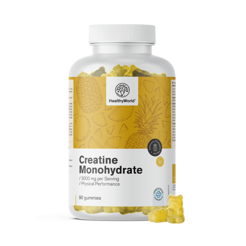 Monohydrat Kreatyny 3000 mg – ananas, 90 żelków
