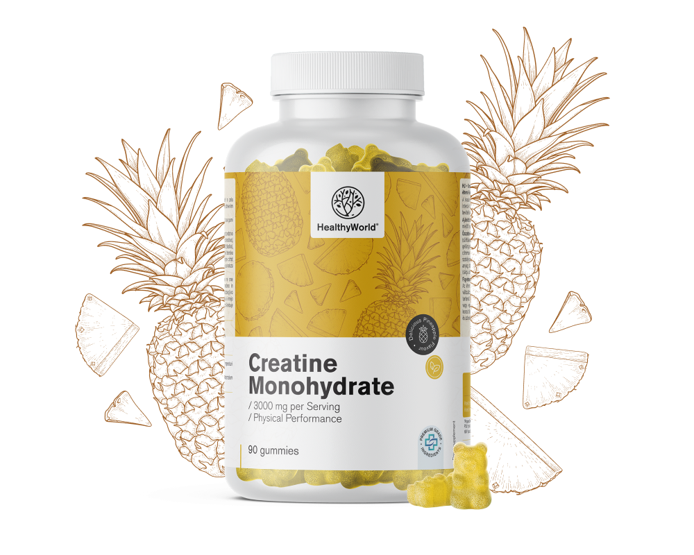 Monohydrat kreatyny 3000 mg – ananas