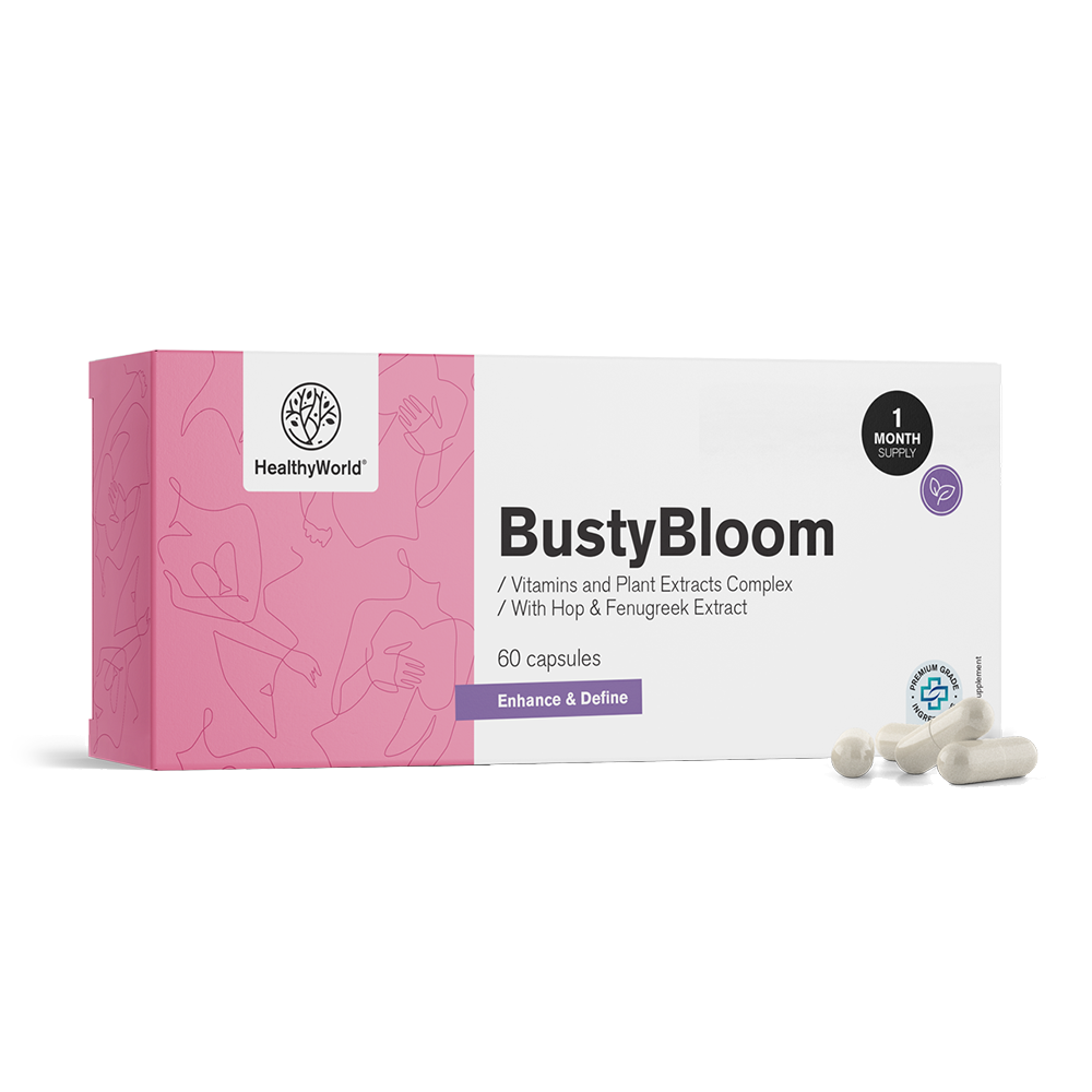 BustyBloom - kompleks witamin i ekstraktów roślinnych.