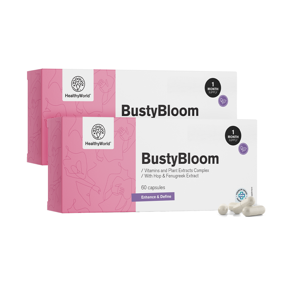 BustyBloom - kompleks witamin i ekstraktów roślinnych.